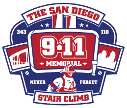 The 9/11 Memorial San Diego Stair Climn Logo png