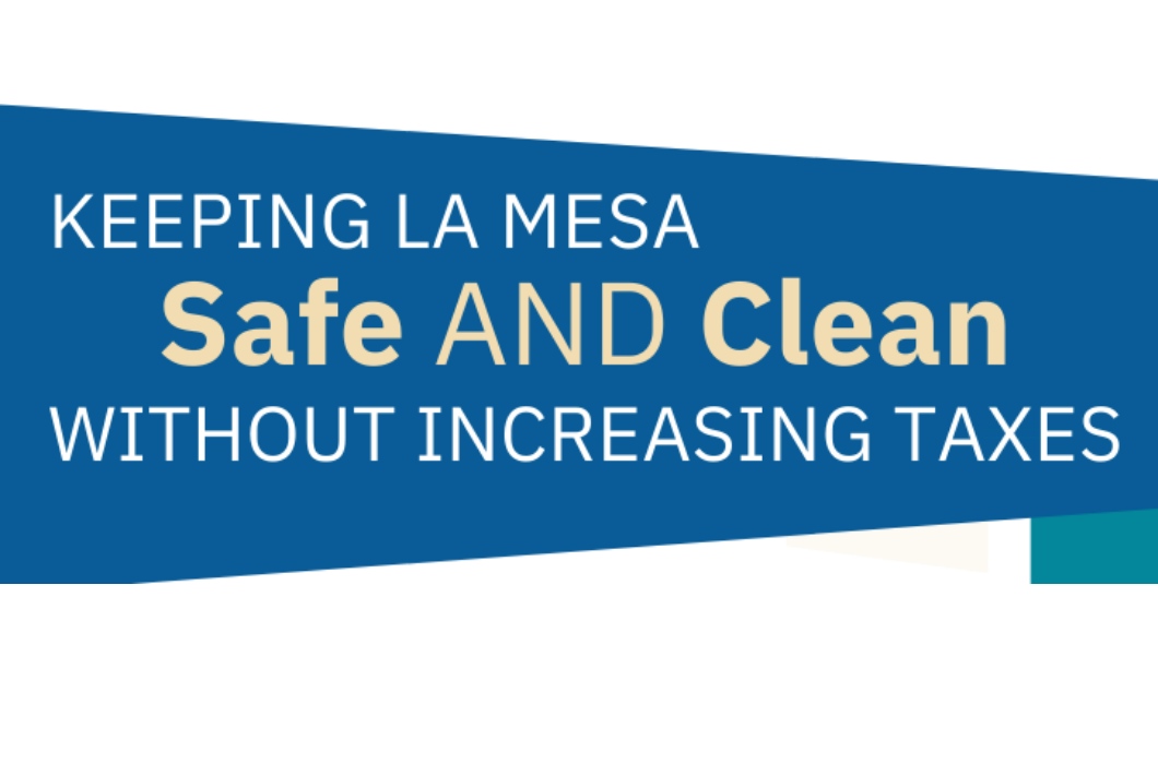 Keep La Mesa safe and clean poster